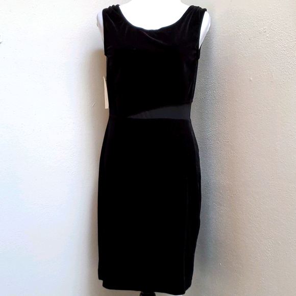 MZM SPORTS Velvet LBD Illusion Mesh Waist Size S - Picture 1 of 16